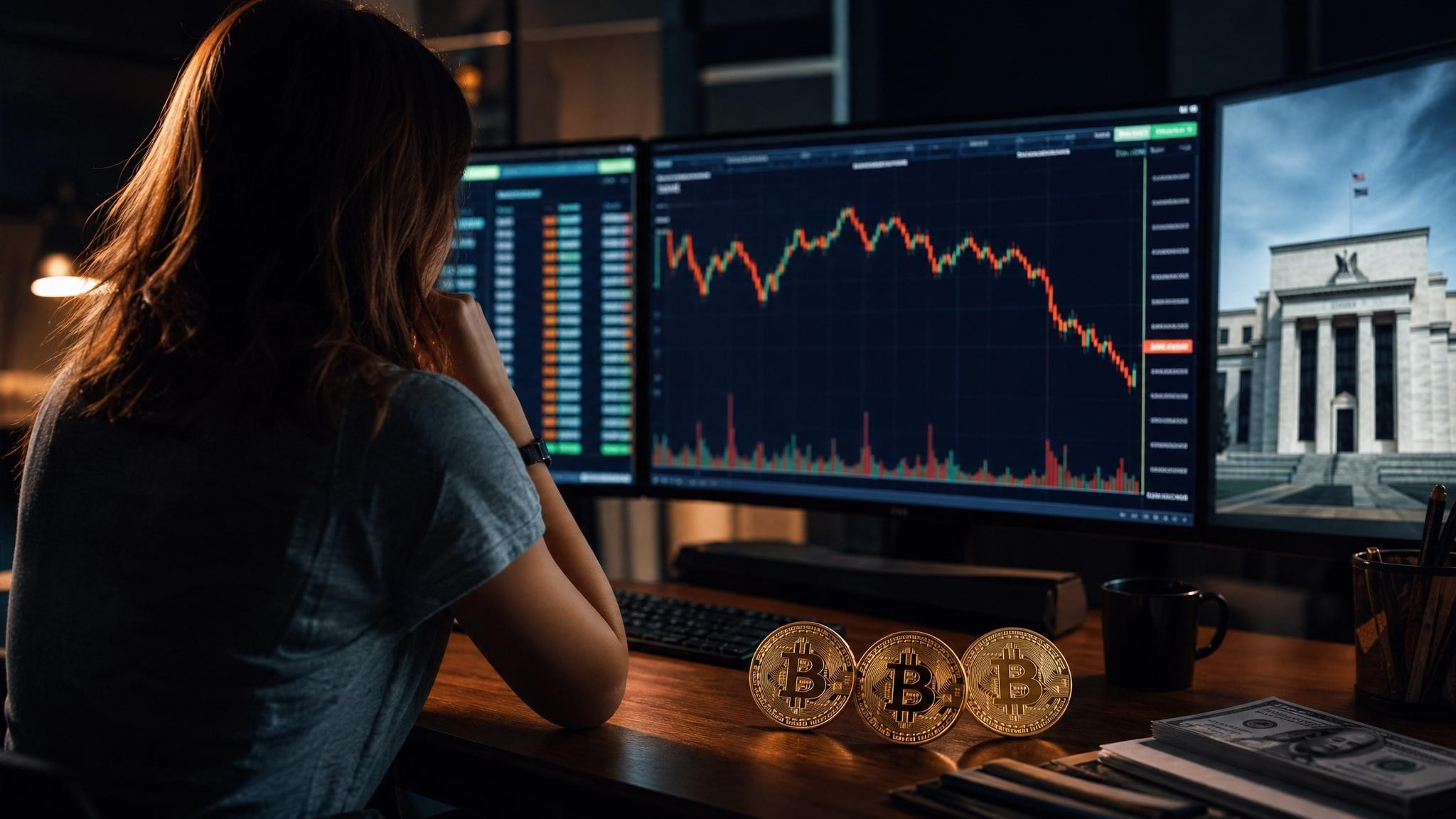 Bitcoin у $64 000: аналитики ищут дно после жёсткой риторики ФРС