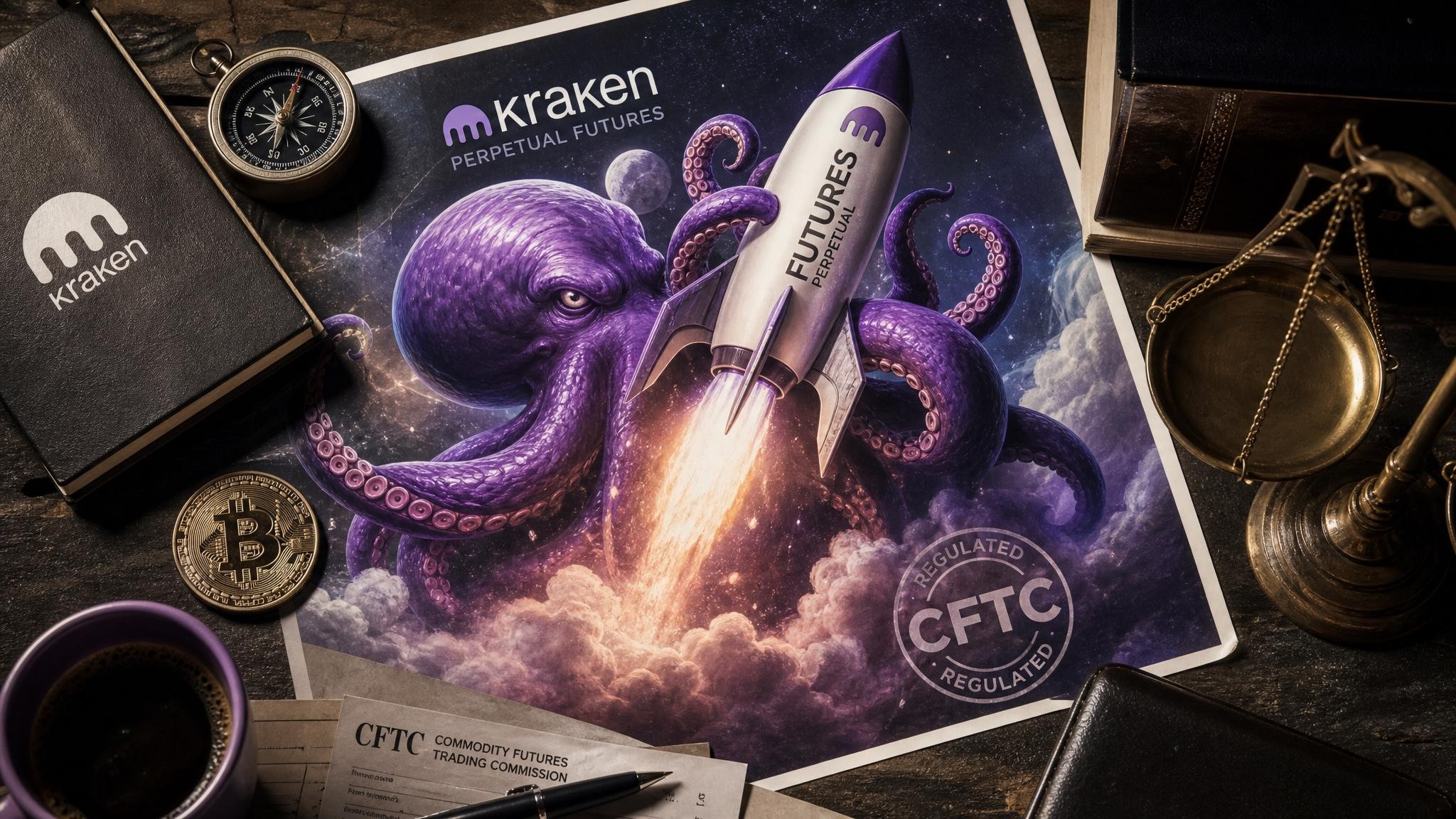 Kraken запускает бессрочные фьючерсы для американцев через площадку CFTC