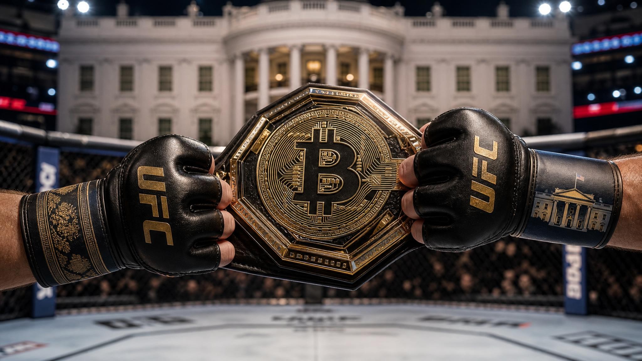 Крипто-компании захватывают UFC: бой в Белом доме Трампа